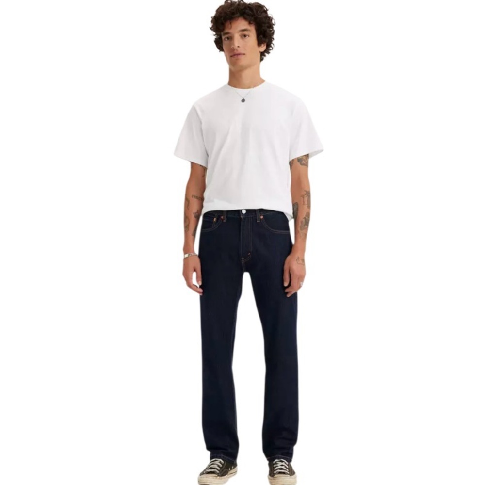 Levi's Mens 505 Regular Fit Zip Fly Denim Jeans‎ Sz 28X32